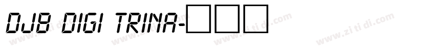 DJB DIGI TRINA字体转换